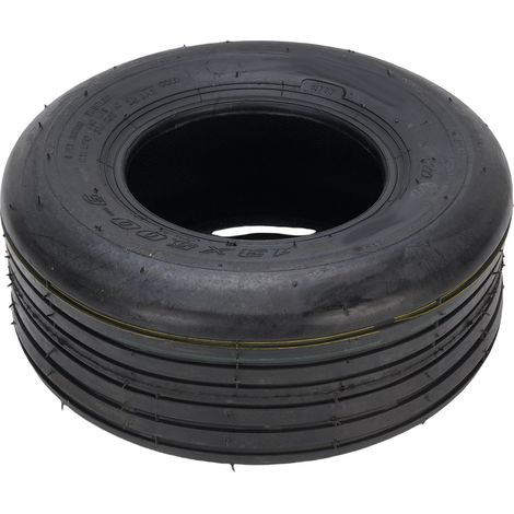 Pneu sans chambre à air 13x5.00-6 4PR, pneus de tondeuse autoportée en caoutchouc pour tracteurs de jardin, véhicules de Transport, brouettes (1/5)