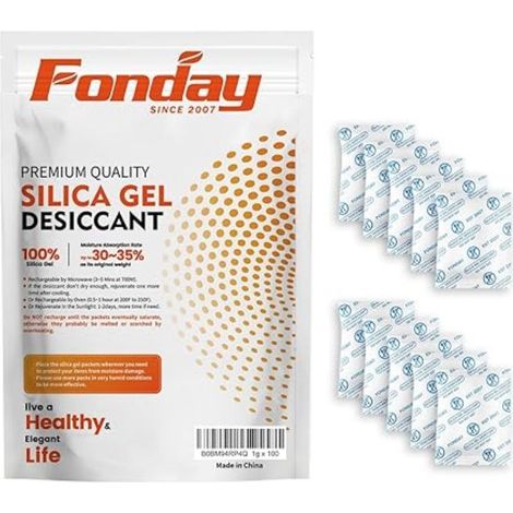 Silica Gel Packs Desiccants - Moisture Absorbers, Packets Dehumidifier (1/5)