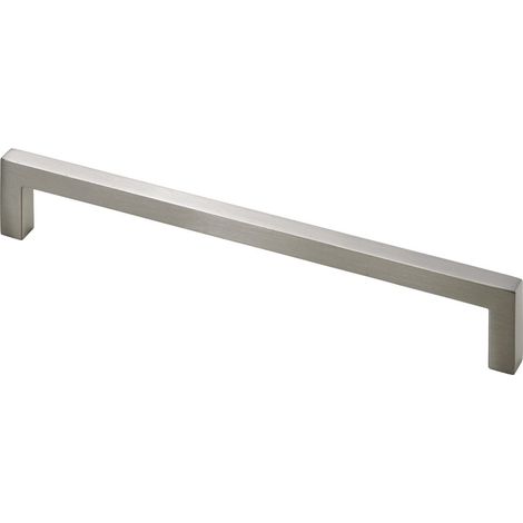 Hettich Möbelgriff Edelstahl Optik 8 x 168 x 28 mm - 1 Stück Filzgleiter & Möbelgriffe