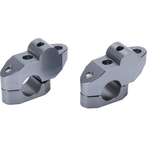 2 Rehausseurs de guidon 7/8 po, alliage d'aluminium CNC, accessoire universel pour moto (1/5)
