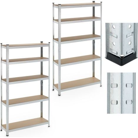 Set di 2 robusti ripiani a 5 livelli 8 (1/5)