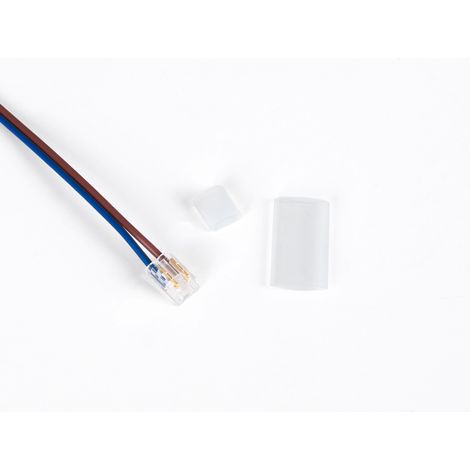 Startstecker + Endkappe für LED-Streifen - 6,5mm - IP44