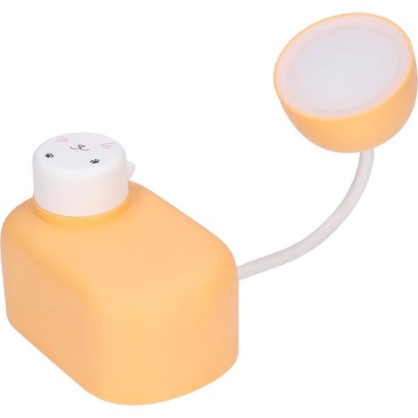 Lampe de bureau pliable orange, éclairage LED portable flexible pour chambre, étude et bureau. (1/5)