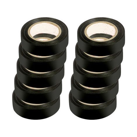 Adhésif PVC électrique 10mx15mm noir - EUROCEL