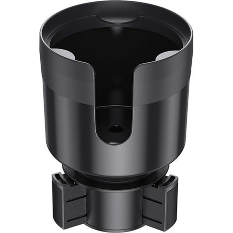 Expandable Car Cup Holder Adapter with Adjustable Base and Coaster for Most Car Cup Holders (1/5)