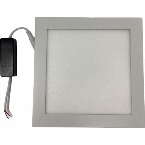 Trade Shop - 18W LED Einbaustrahler Panel Slim Warm Neutralweiß Rund Quadratisch - Platz (1/4)
