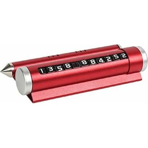 Marteau de secours temporaire multifonction pour téléphone portable - Rouge