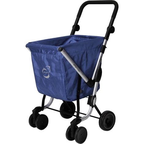 Playmarket We Go carrito de la compra azul marino 55L (1/5)