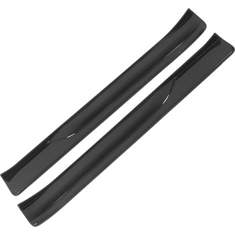 Lot de 2 Protections de Plaque de Seuil de Porte en Fibre de Carbone, Protection d'entrée Gauche Droite, Panneau de Protection pour Fairlady Z RZ34 400Z 2022+, avec Support Adhésif en (1/5)