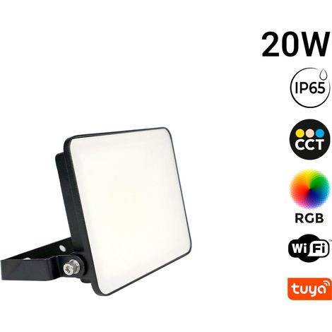 Proyector LED De Exterior - RGBCCT - 20W - Control WIFI/TUYA