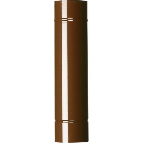 12PZ TUBO PER STUFA A LEGNA PORCELLANATO CLASSIC Col. Marrone Ø cm. 12x 25