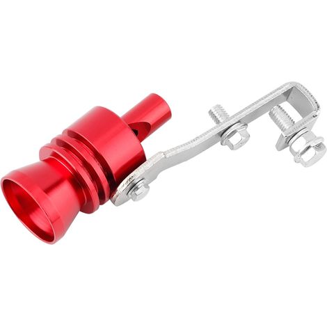 Sifflet turbo universel pour pot d'échappement de voiture, quad, SUV, accessoires auto (rouge) (1/5)