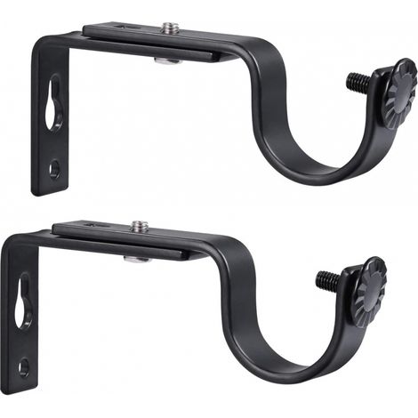 Stück verstellbare Gardinenstangenhalterungen für 1 Zoll (15–22 mm) Stangen (1/5)
