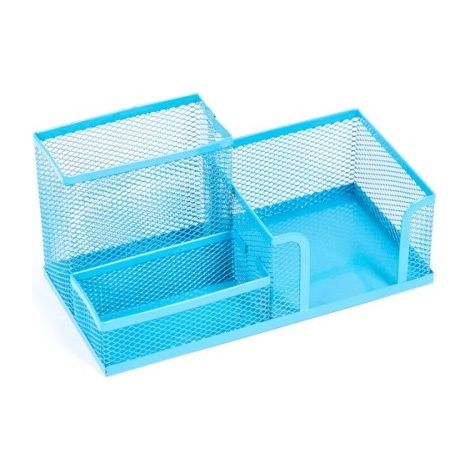 Leviatan blauer Metall-Organizer mit Fächern
