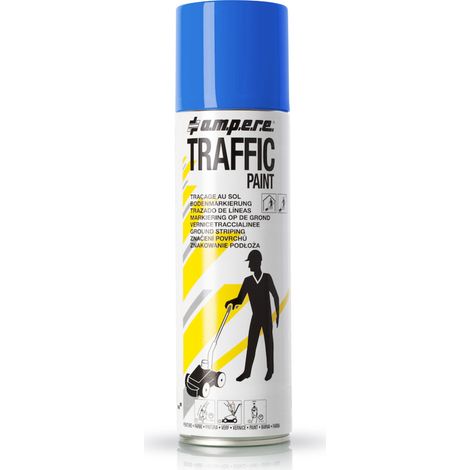 AMPERE TRAFFIC PAINT Bodenmarkierspray Traffic Paint 500ml blau 12 Stk (1/5)
