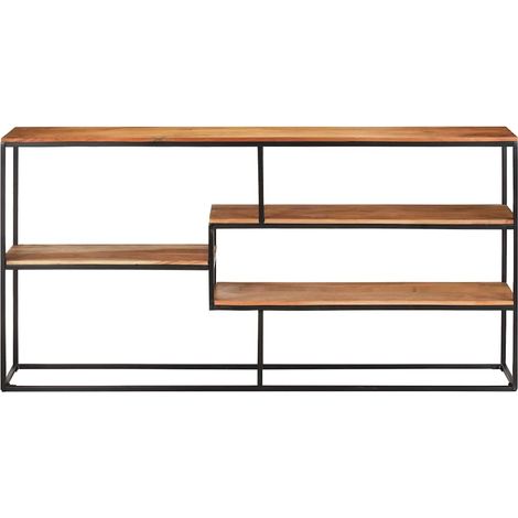 Maison Exclusive - Buffet 150x30x75 cm Bois d'acacia solide (1/5)