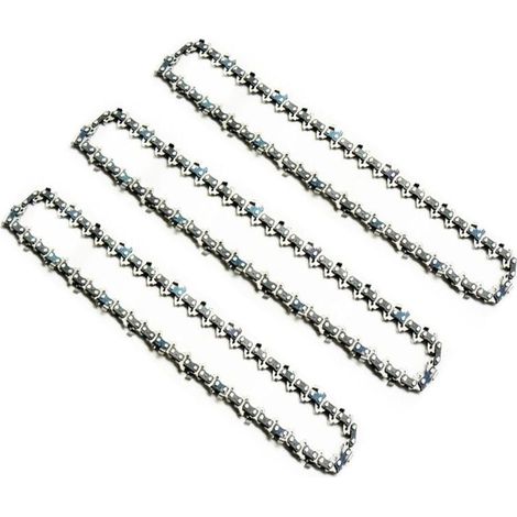 Paquet De 3 Chaînes De Tronçonneuse 20 Pouces Angle Droit 325 063 38 Lames 76 Maillons Pour Scies À Huile (1/4)