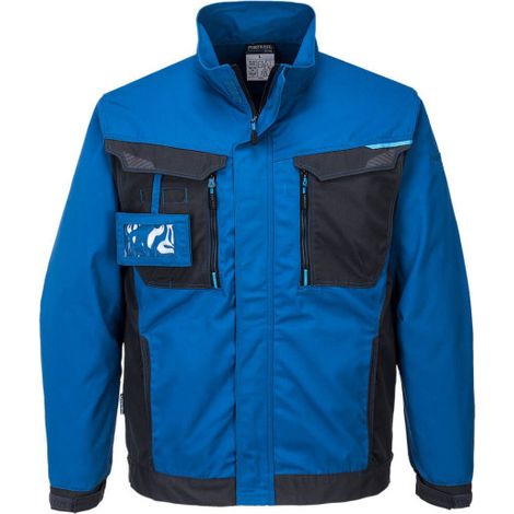 Chaqueta de trabajo en polialgodón anti abrasión WX3 T703 XL Azul persa