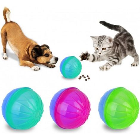 TrAdE Shop Traesio - Gioco Intelligente Per Animali Bally Con Apertura Per Rilascio Croccantini - (1/5)