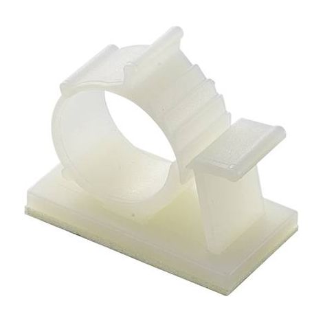 TRU COMPONENTS Embase de fixation autocollant 543201 Plage de Ø du faisceau 11 à 15 mm naturel 1 pc(s) S495371 (1/2)