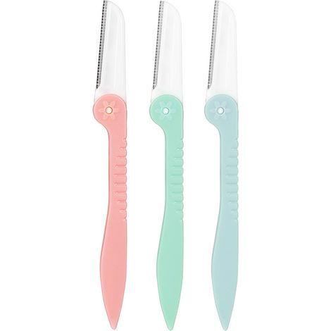 Rasoir pliable pour sourcils et visage pour femmes, rasoirs pour sourcils (1/4)