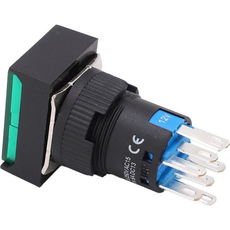 Momentaner Druckknopf, einfach und sicher in der Anwendung, geeignet für Motoren und Haushaltsgeräte (DC/AC 12V). (1/5)