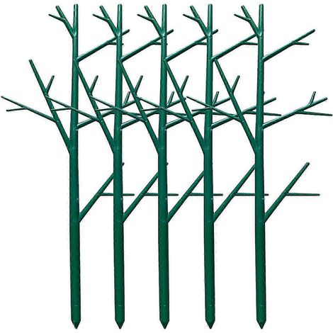 Tuteur pour plantes grimpantes en pot, hauteur 4,62 m (15,16 pi), idéal pour le jardin, balcon, potager, jardin de fleurs ou terrasse.-5Pcs