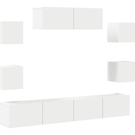 Maison Exclusive - Set de muebles para TV 7 piezas madera contrac