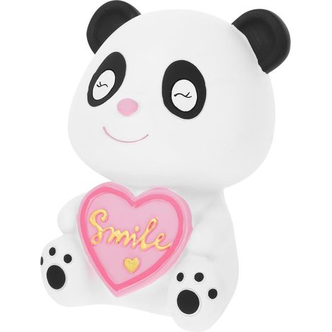 Panda Adorable Boîte Épargne Cartoon Décoration De Bureau Et Anniversaire Économiseur De Monnaie Pratique pour Adultes pour Noël Et Autres Occasions Spéciales (1/5)