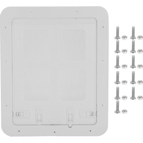Porte moustiquaire coulissante pour animaux de compagnie, petit chien, chat, avec rabat magnétique, Ventilation (1/5)