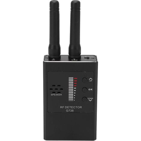 Signaldetektor, Spionagekamera, Scanner, wiederaufladbares Detektionsgerät für Zuhause, Schlafzimmer und Auto (schwarz) (1/5)