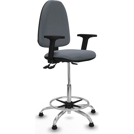Piqueras y Crespo Silla de Oficina Gris Ergonómica (1/3)