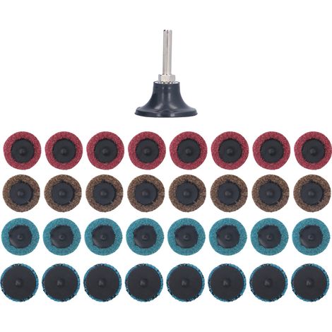 Ortviai Disques abrasifs en fibre de nylon 2 pouces (50 mm) – 42 pièces, résistants à l’usure et faible bruit (1/5)