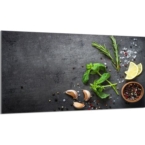 Placa de protección de horno de vidrio 90x52 Pizarra (1/5)