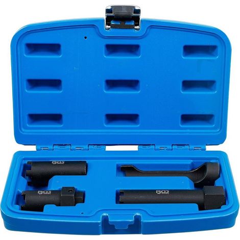 Jeu de Clés à Écrous Pivot Intérieur Camion - 4 pcs - Acier Résistant - Usage Professionnel, Zones Difficiles - D-Work