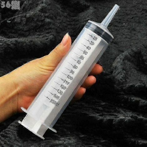 Seringue doseuse réutilisable en plastique pour nutriments hydroponiques, grande capacité, 100-200 ml-150ml (1/4)