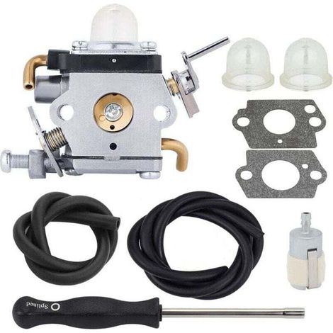 Carburateur avec joint Tuyau d'essence Bougie d'allumage pour , XU,Husqvarna 122LD 122C Coupe-bordure Remplace 581734301 574386701 - KZQ (1/4)