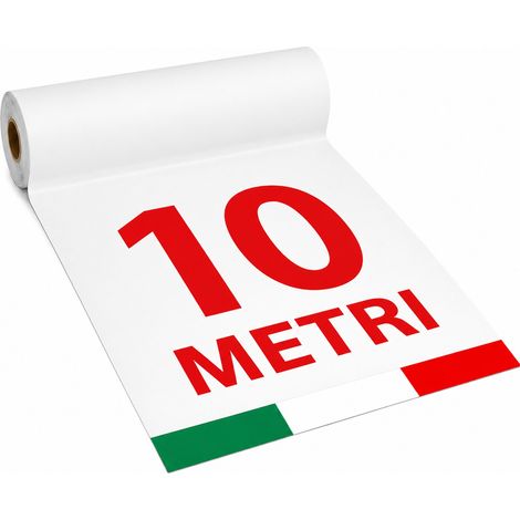 1mt x 10mt Passatoia Bianca Tappeto Bianco Feltro Bianco per eventi - Prodotto italiano (1/4)