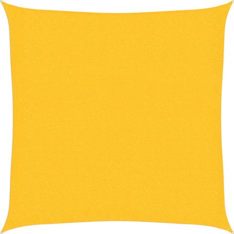 Maison Exclusive - Sonnensegel 160 g/m² Gelb 2,5x2,5 m HDPE
