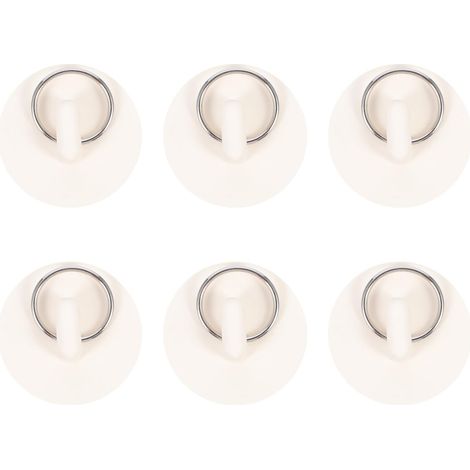 Rubber Stoppers for Bathtub and Sink Drains 6 Pieces Clear
