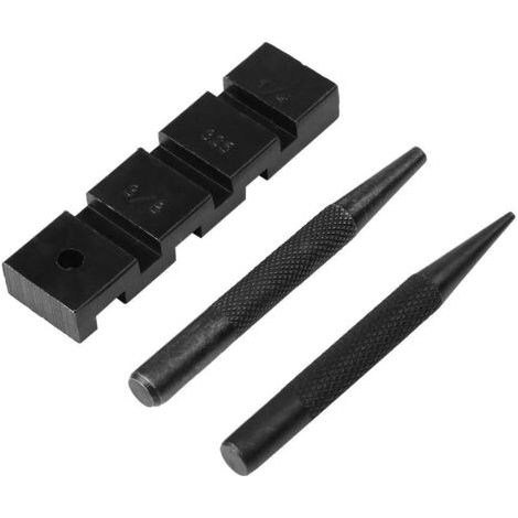 Kit Professionnel de Réparation de Lien de Chaîne Disjoncteur de Chaîne de Scie de Poche Tronçonneuse à Chaîne Outils de Réparation Pré-réglage Poinçon de Briseur de Chaîne de Barre de Tronçonneuse (1/5)