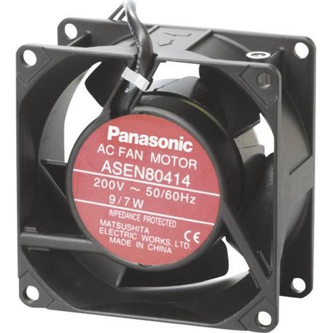 Ventilador axial Panasonic ASEN80216 negro 80x80x25 mm
