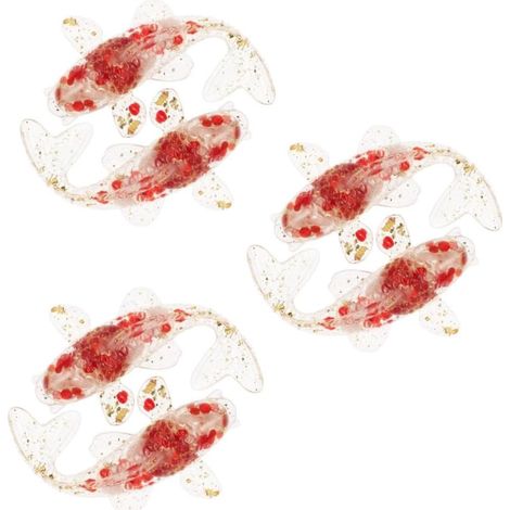 6pièces Figurines De Poissons Cristal De Décorations De Table Élégantes pour Salon Bureau Ou Jardin Ornements Cristal pour Maison Moderne pour Et Famille (1/5)