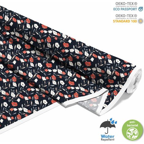 OUTDOOR DEKOSTOFFE OXFORD - Motiv Blumen I DX5485 (1/5)