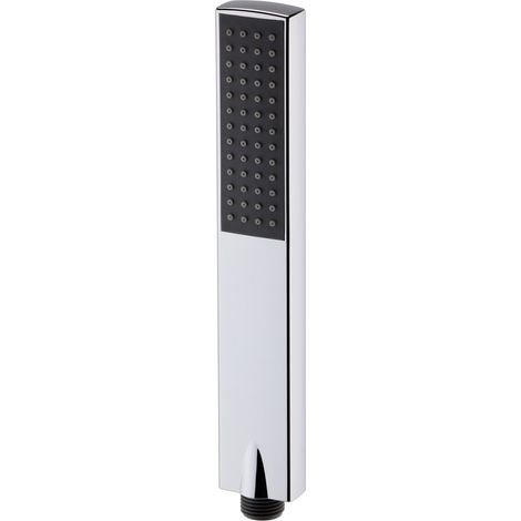 Rectangular Easy Clean Shower Handset - Chrome