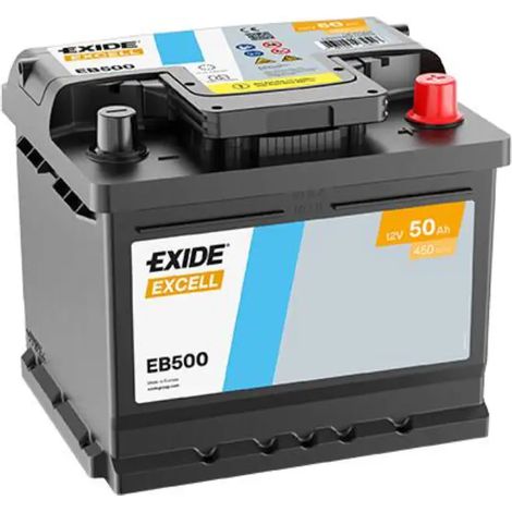 Batería de Coche Exide EB500 50Ah 420A