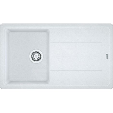 Franke Basis - Évier en fragranit BFG 611-86, 86x50 cm, blanc artic 114.0494.912 (1/3)