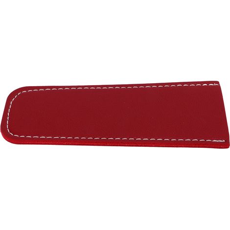 Manchon de poêle en cuir PU anti-brûlure, accessoire de cuisine pour poêle en fonte, rouge (1/5)