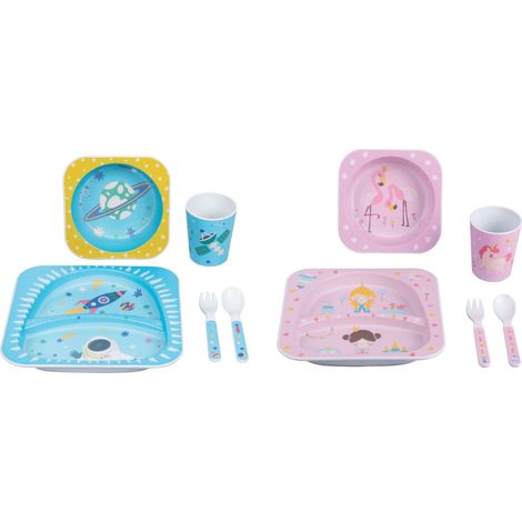SET PAPPA 5PZ. QUADRATO 2 COLORI ASSORTITI (1/5)