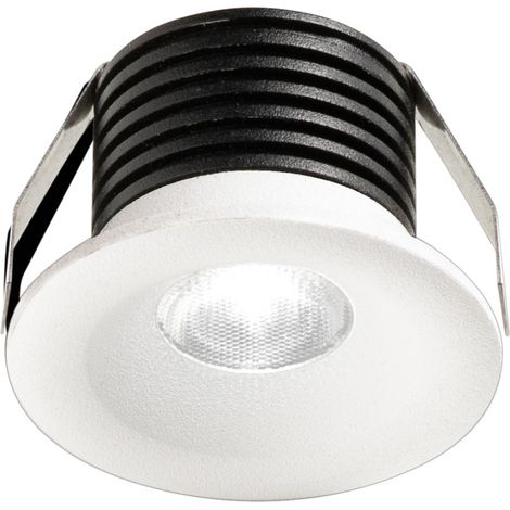 Faretto incasso bianco alluminio gea led gfa1080c led 3000k 230lm spot tondo moderno led integrato